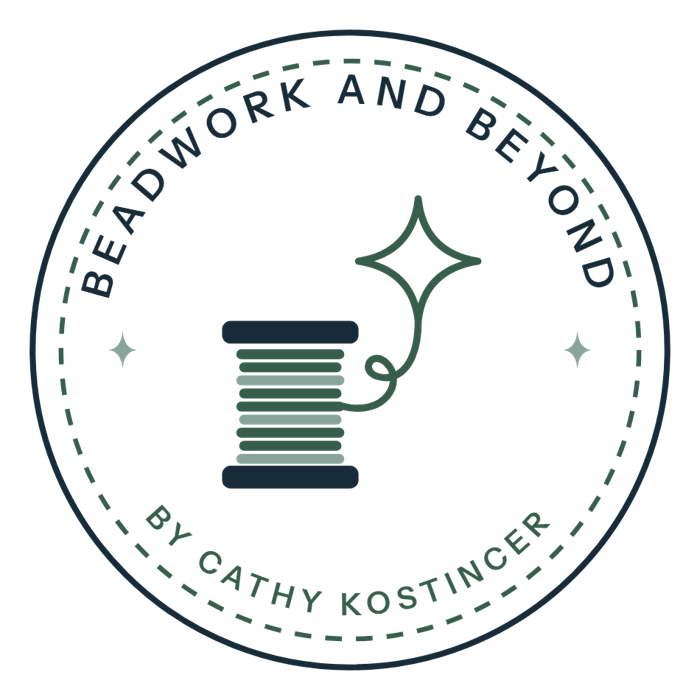 Round Beadwork and Beyond stamp logo